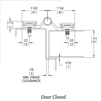 Markar FS101 Aluminum Hinge Product Specs