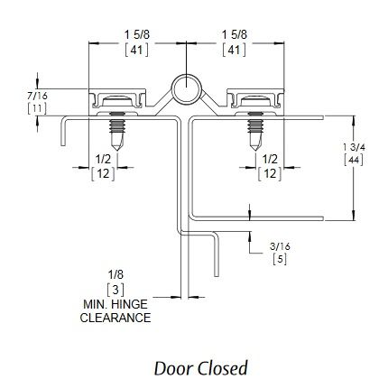 Markar FS102 Aluminum Hinge Product Specs
