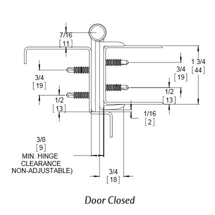 Markar HG105 Aluminum Hinge Product Specs