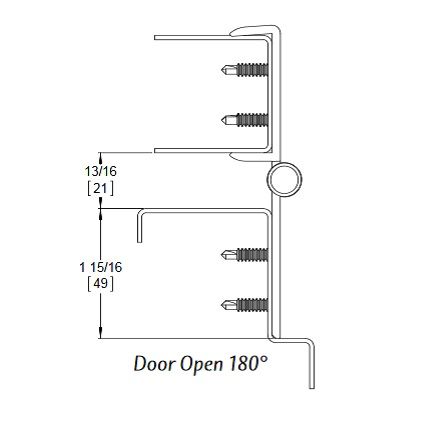 Markar HG105 Aluminum Hinge Product Specs