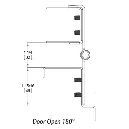 Markar HG3505 Security Hinge Product Specs