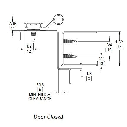 Markar HM104 Aluminum Hinge Product Specs