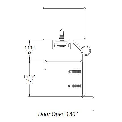 Markar HS103 Aluminum Hinge Product Specs
