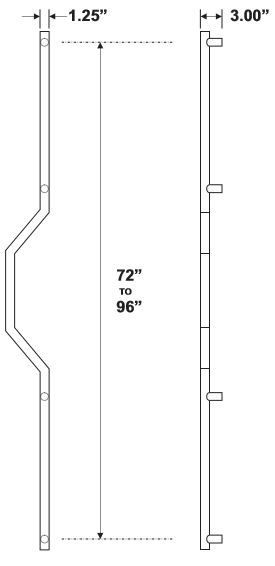 Rockwood RM2020 Door Pull Product Specs