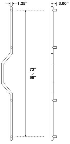 Rockwood RM2024 Door Pull Product Specs