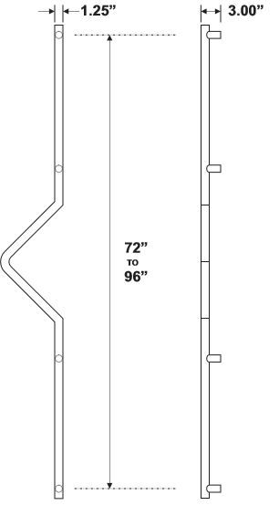 Rockwood RM2030 Door Pull Product Specs