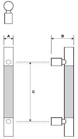 Rockwood RM2130 Door Pull Product Specs