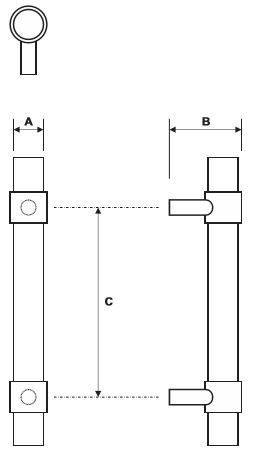 Rockwood BandWidth Door Pull Product Specs