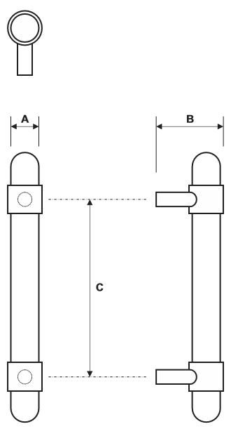 Rockwood RM2214 Door Pull Product Specs