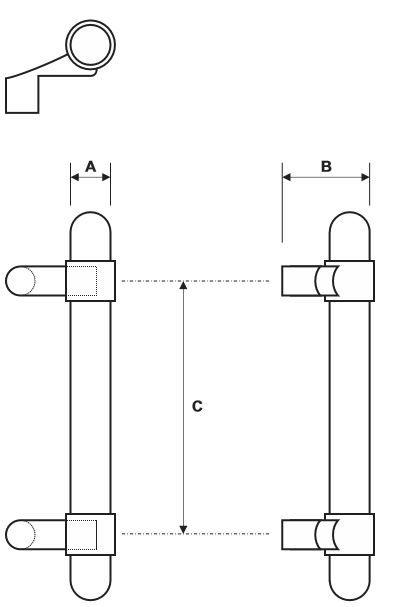 Rockwood RM2234 Door Pull Product Specs