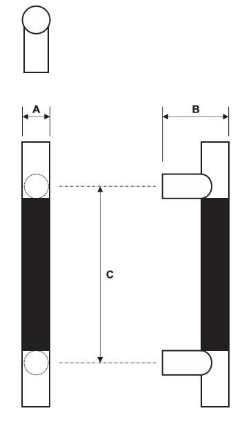 Rockwood RM2510 Door Pull Product Specs