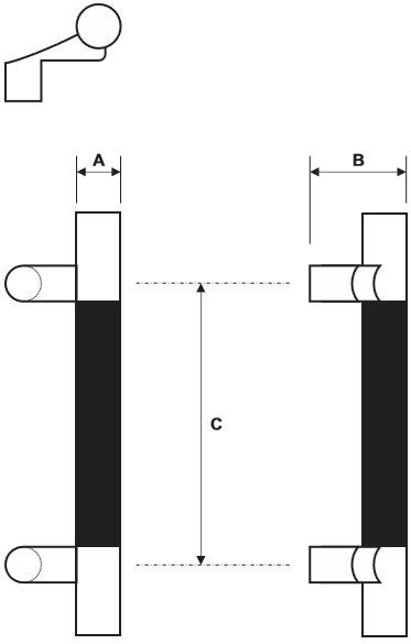 Rockwood RM2540 Door Pull Product Specs