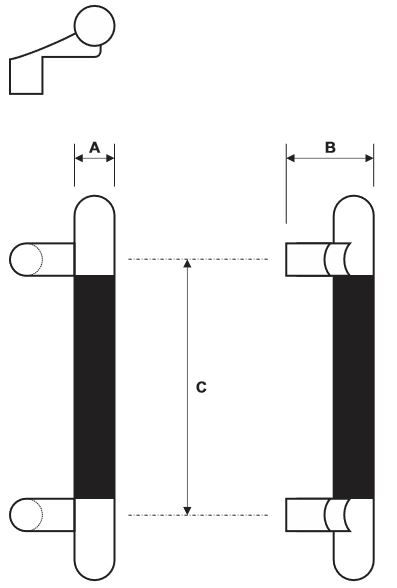 Rockwood RM2544 Door Pull Product Specs