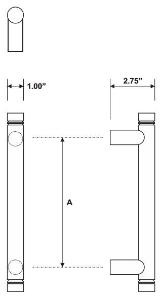 Rockwood RM3101 Door Pull Product Specs