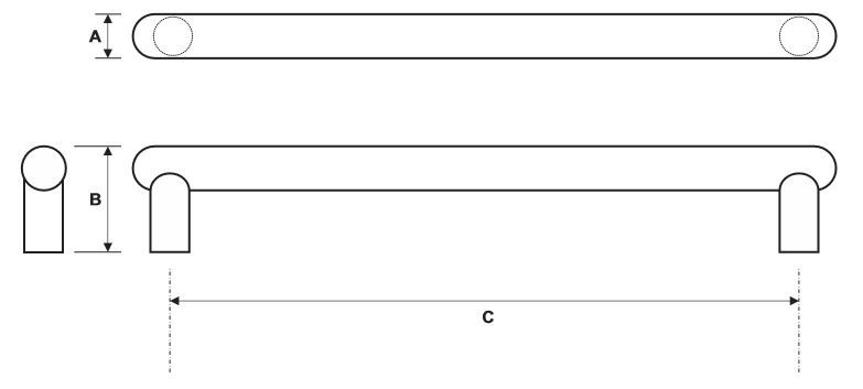 Rockwood RM3106 Push Bar Product Specs