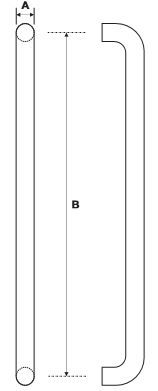 Rockwood RM3340 Door Pull Product Specs