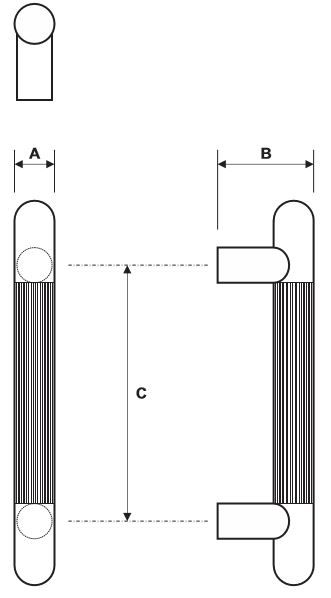 Rockwood RM3514 Door Pull Product Specs