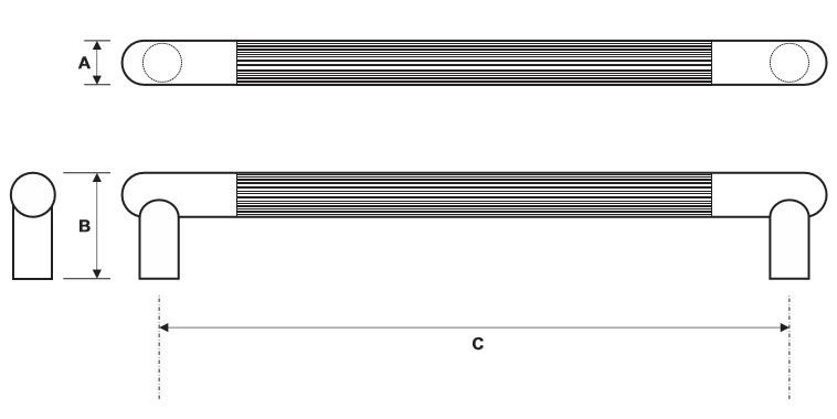 Rockwood RM3516 Push Bar Product Specs