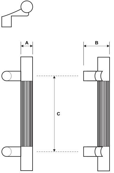 Rockwood RM3540 Door Pull Product Specs