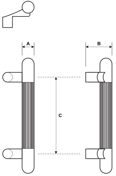 Rockwood RM3544 Door Pull Product Specs