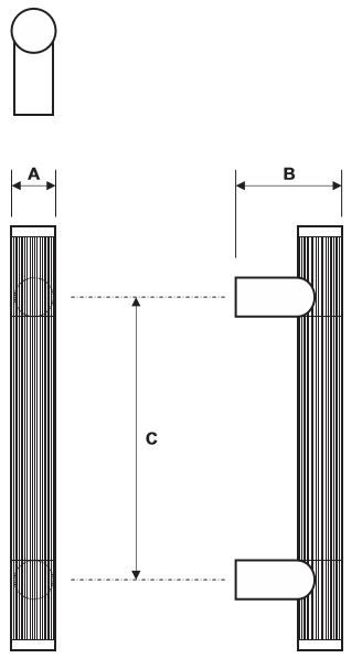 Rockwood RM3610 Door Pull Product Specs