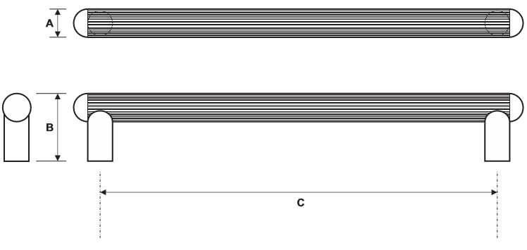 Rockwood RM3616 Push Bar Product Specs