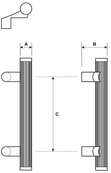 Rockwood RM3640 Door Pull Product Specs
