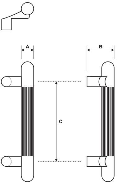 Rockwood RM3644 Door Pull Product Specs