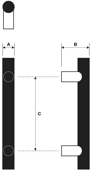 Rockwood RM3900 Door Pull Specs