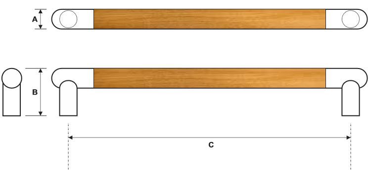 Rockwood RM4006 Push Bar Product Specs
