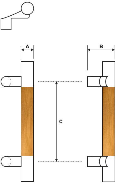 Rockwood RM4030 Door Pull Product Specs