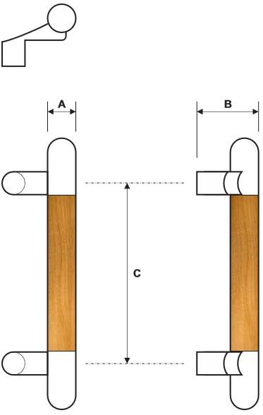 Rockwood RM4034 Door Pull Product Specs