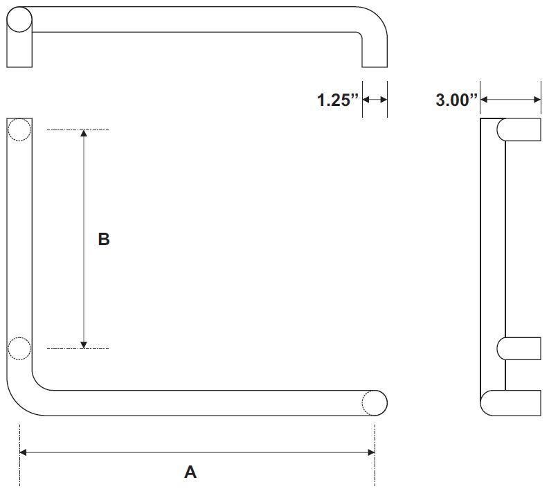 Rockwood RM412 Angle Push Pull Product Specs