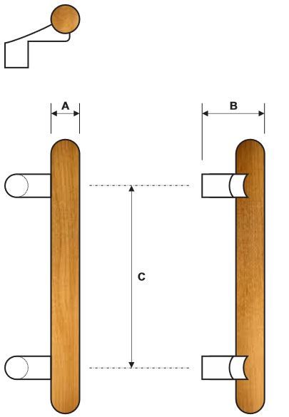 Rockwood RM4134 Door Pull Product Specs