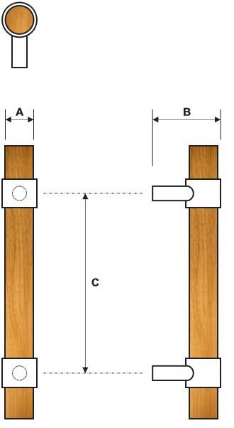 Rockwood RM4160 Door Pull Product Specs
