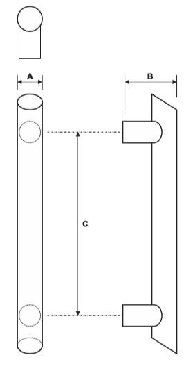 Rockwood RM4200 Door Pull Product Specs