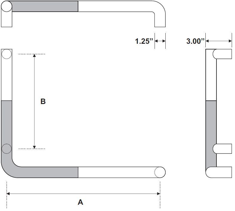 Product Specs of Rockwood RM422 Commercial Door Handle