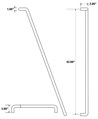 Rockwood RM4301 Door Pull Product Specs