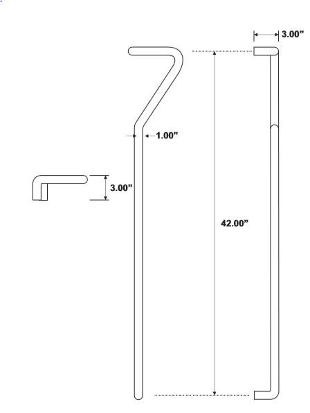 Rockwood RM4303 Door Pull Product Specs