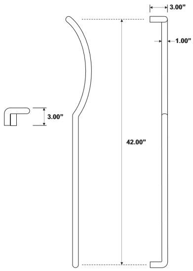 Rockwood RM4305 Door Pull Product Specs