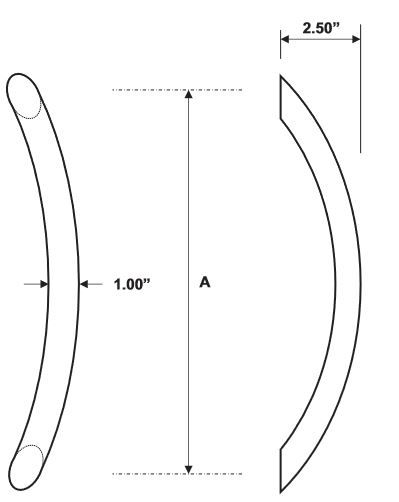 Rockwood RM4412 Door Pull Product Specs