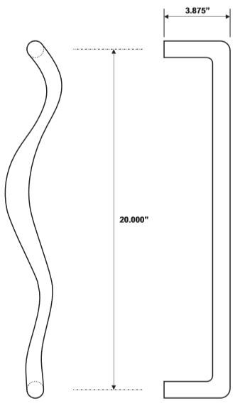 Rockwood RM5020 Door Pull Product Specs