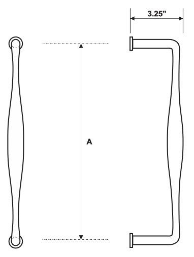 Rockwood RM5030 Door Pull Product Specs
