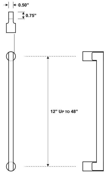 Rockwood RM5270 Door Pull Product Specs