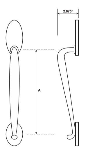 Rockwood RM5502 Door Pull Product Specs