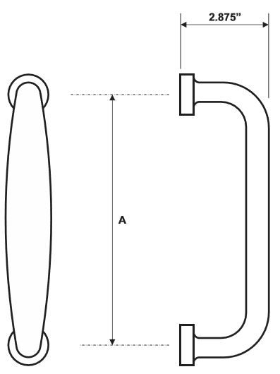 Rockwood RM5530 Door Pull Product Specs
