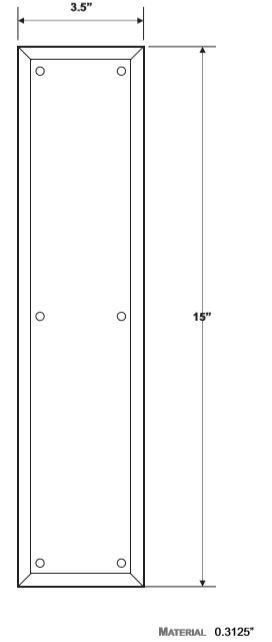 Rockwood RM5598B Plate Product Specs