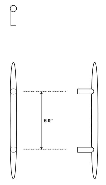 Rockwood RM5700 Door Pull Product Specs