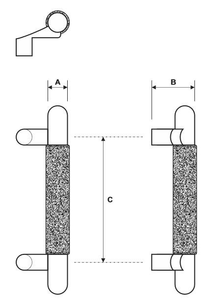 Rockwood RM6034 Door Pull Product Specs