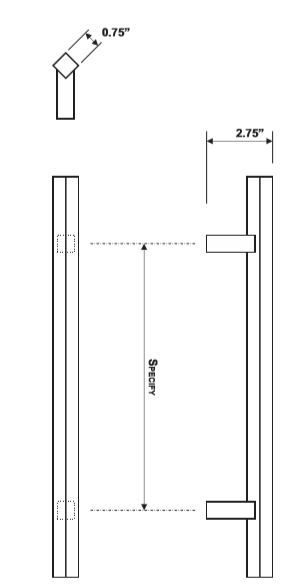 Rockwood RM7800 Door Pull Product Specs